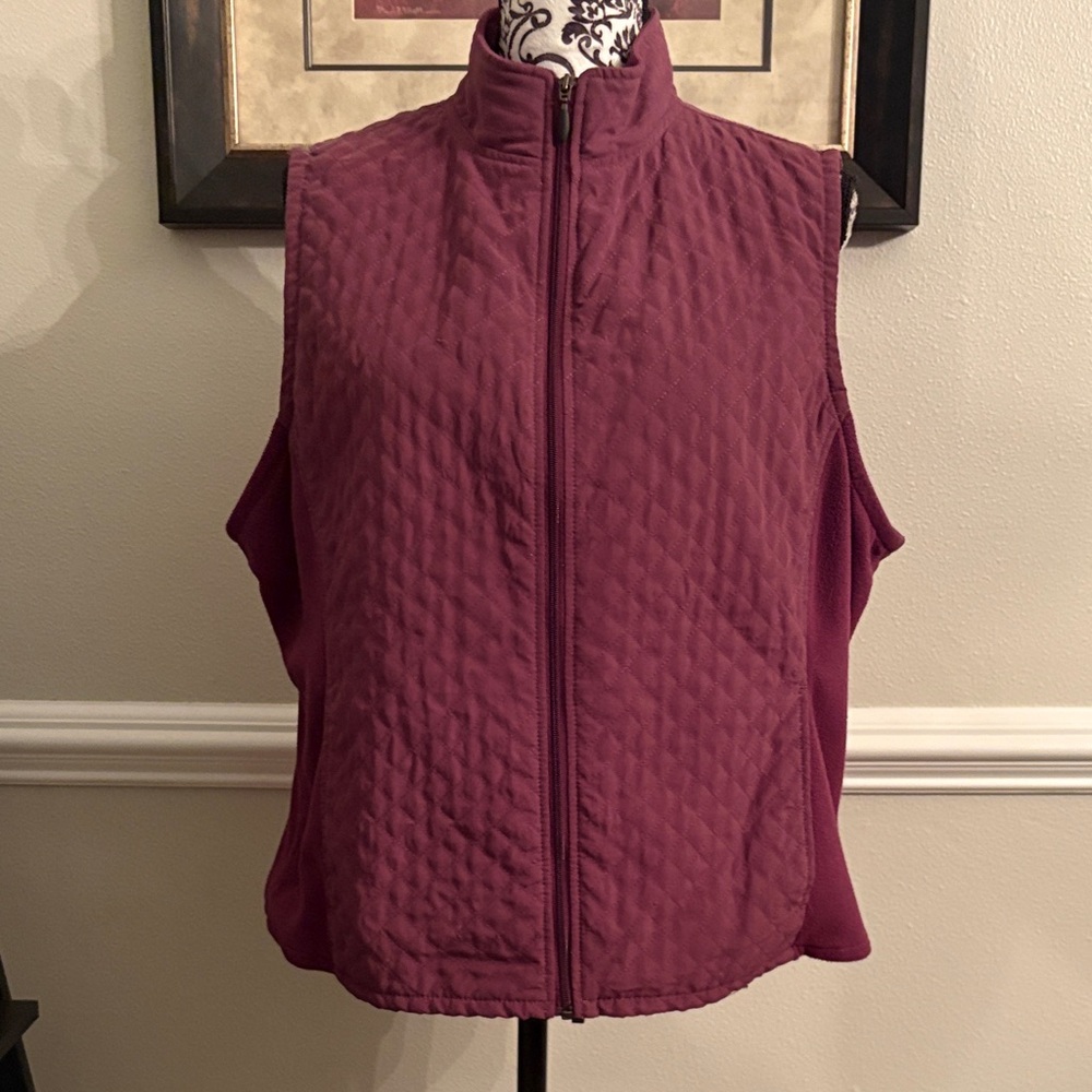 Columbia Quilted Purple Vest